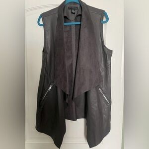 Faux Leather Vest
